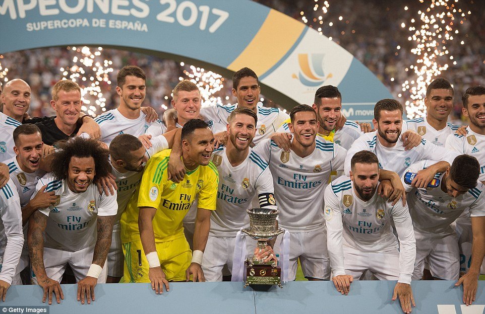 Real Madrid là đội bóng 5 lần liên tiếp giành ngôi vô địch cup C1